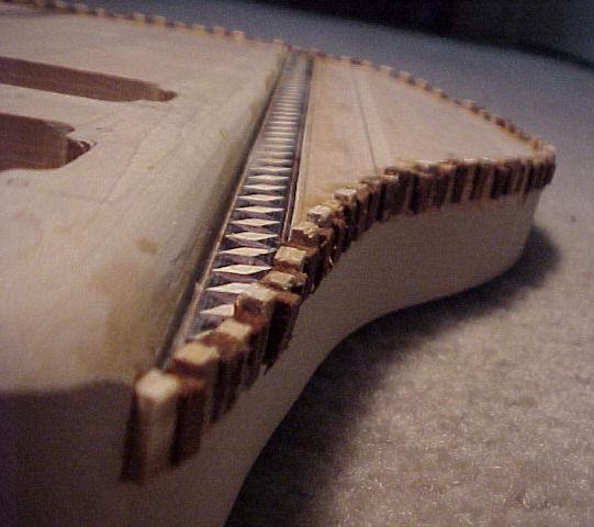 Checker binding top side