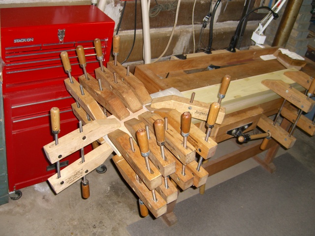 Attach headstock veneer