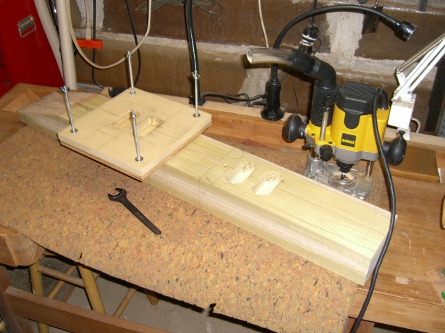 Routing for pickup cavities completed