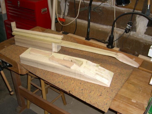 Neck rough cut - Sides