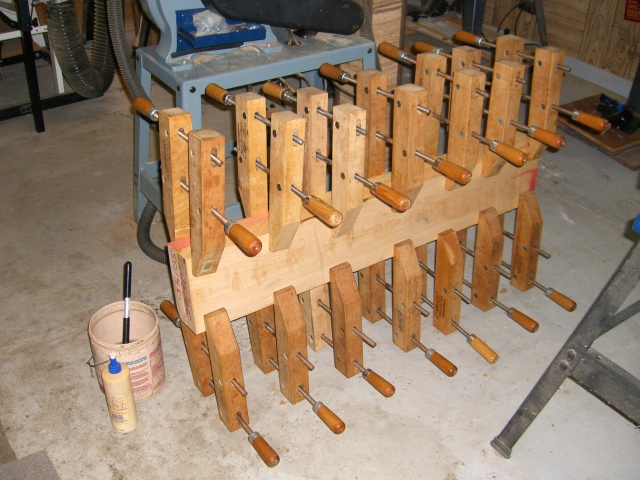 Planks glued