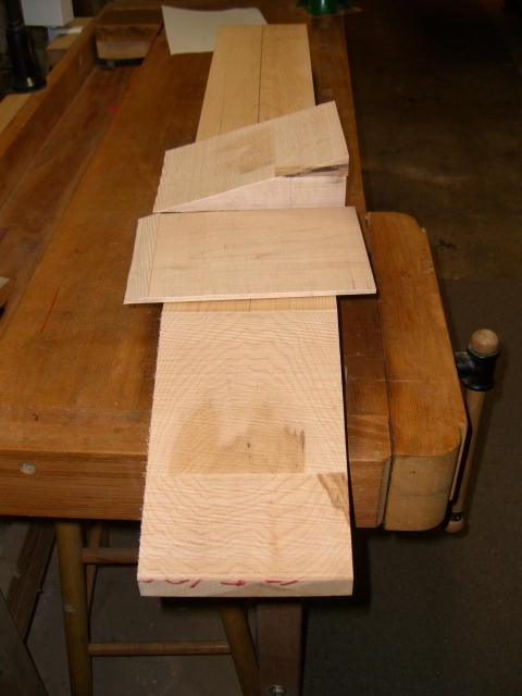 Headstock rough cut