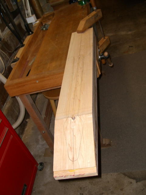 Truss rod installed