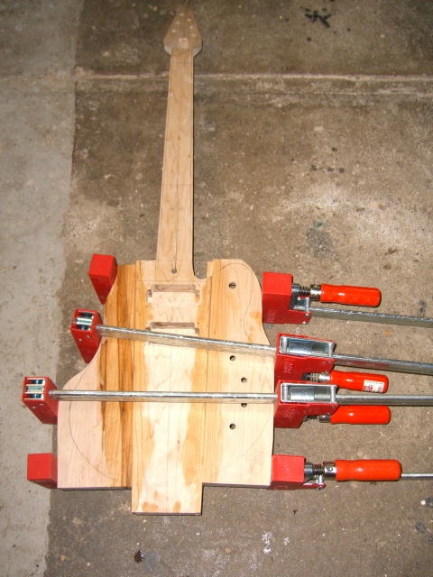 Wings clamped