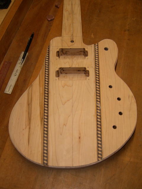 Body shaped and routed