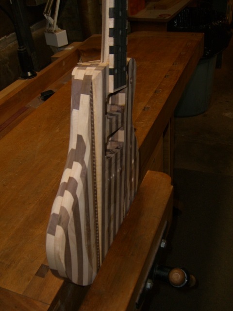 Treble side view