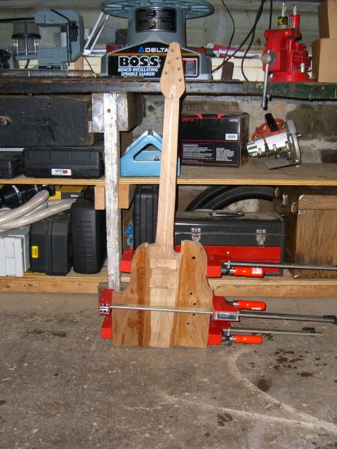 Wings clamped