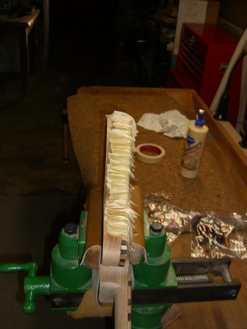 Body binding inlay in-process