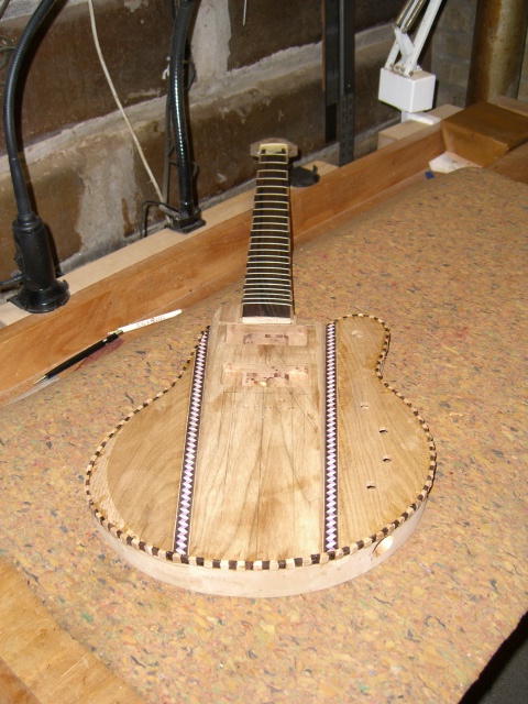 Body binding inlays rough after glue